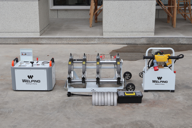 Гидравлическая гидравлическая гидравлическая гидравлическая сварка труб HDPE WP250A Pro