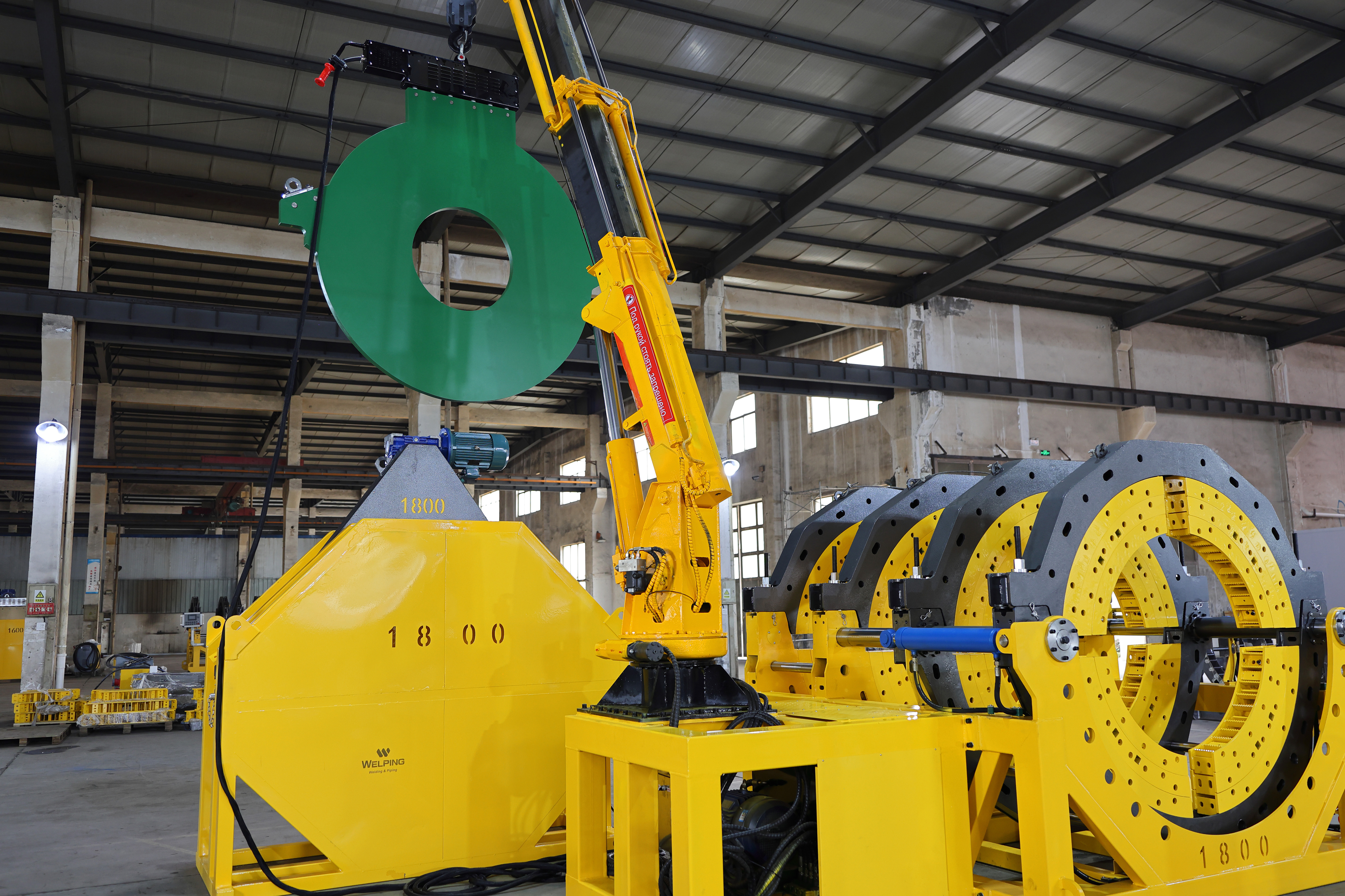 1800 мм HDPE Pipe Pibe Butsion Fusion Wearning Machore Factory