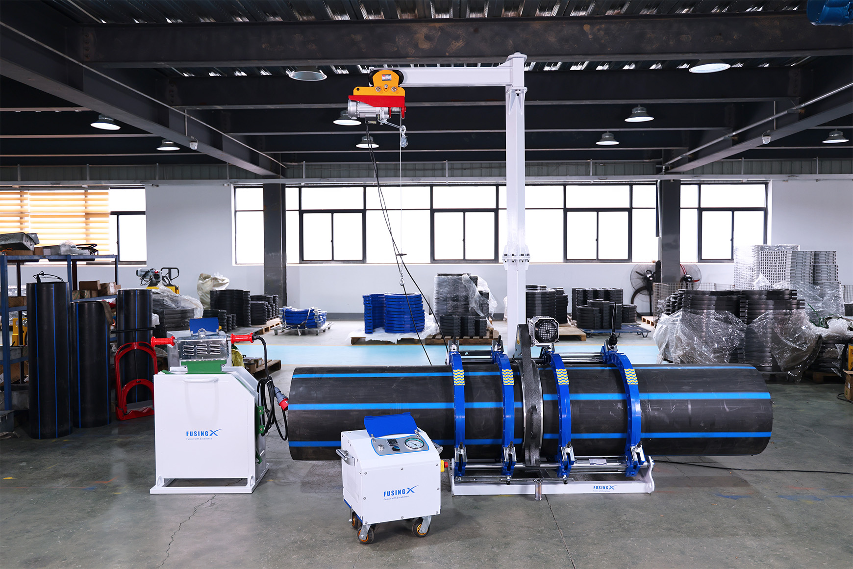 Что включает в себя комплектный аппарат для стыковой сварки?｜Пример: FX630